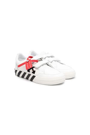 Sneakers Vulcanized in pelle di vitello OFF WHITE KIDS | OBIA005C99LEA0010110